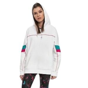 Adidas Originals Small White Boyfriend Hoodie